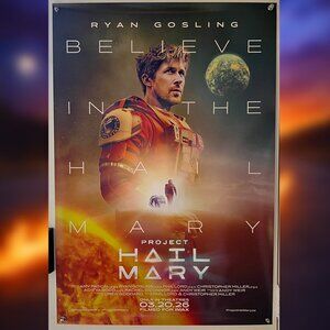 PROJECT HAIL MARY (2026) - ORIGINAL SINGLE SIDED MOVIE POSTER